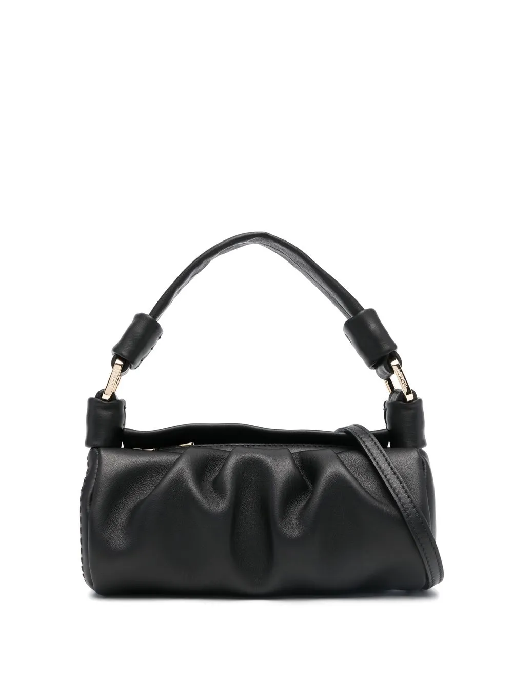 

Lancel bolsa mini con logo en relieve - Negro