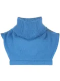 Barrie high-neck cashmere collar - Blue