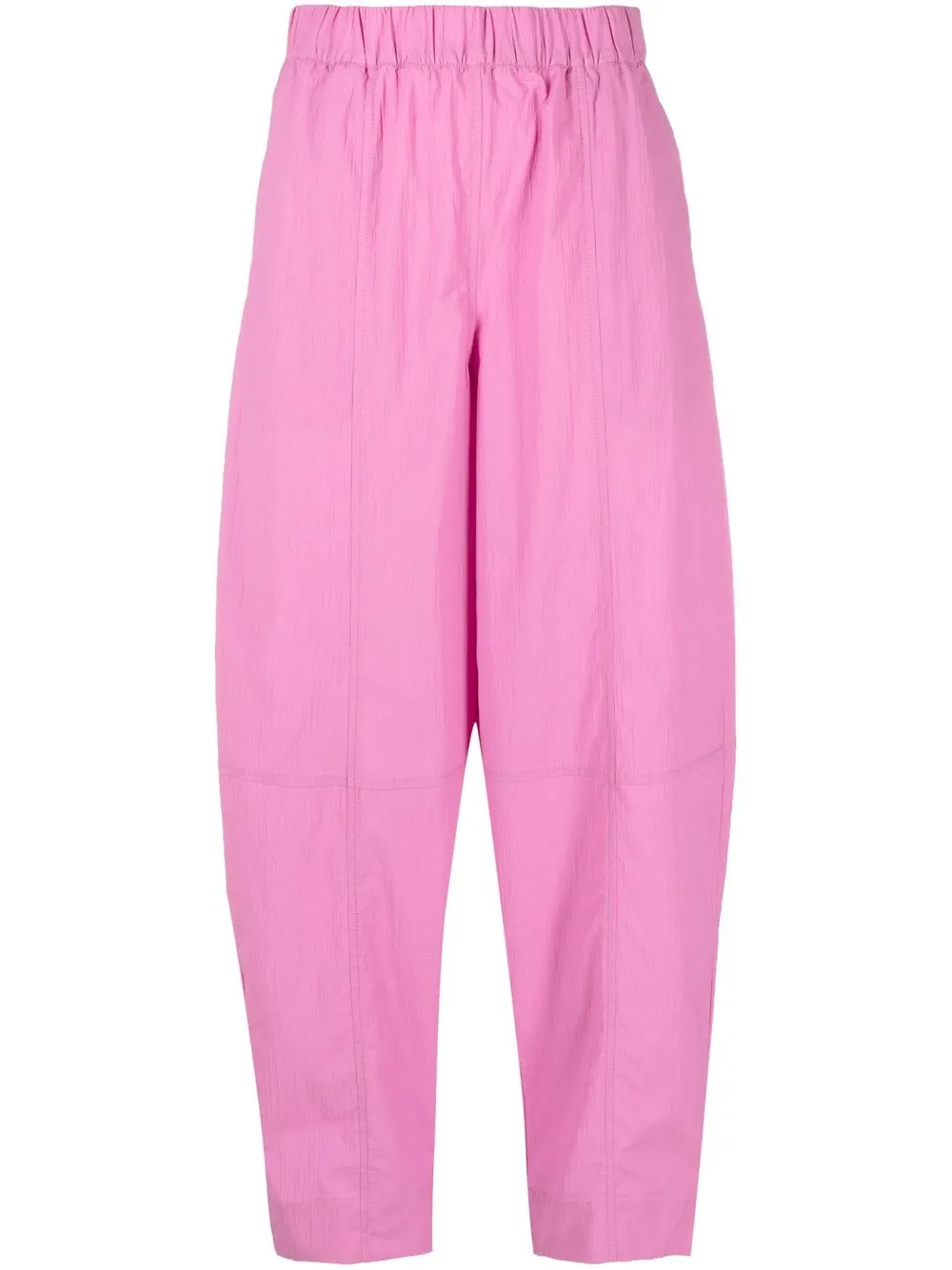 

GANNI tapered-leg track pants - Pink