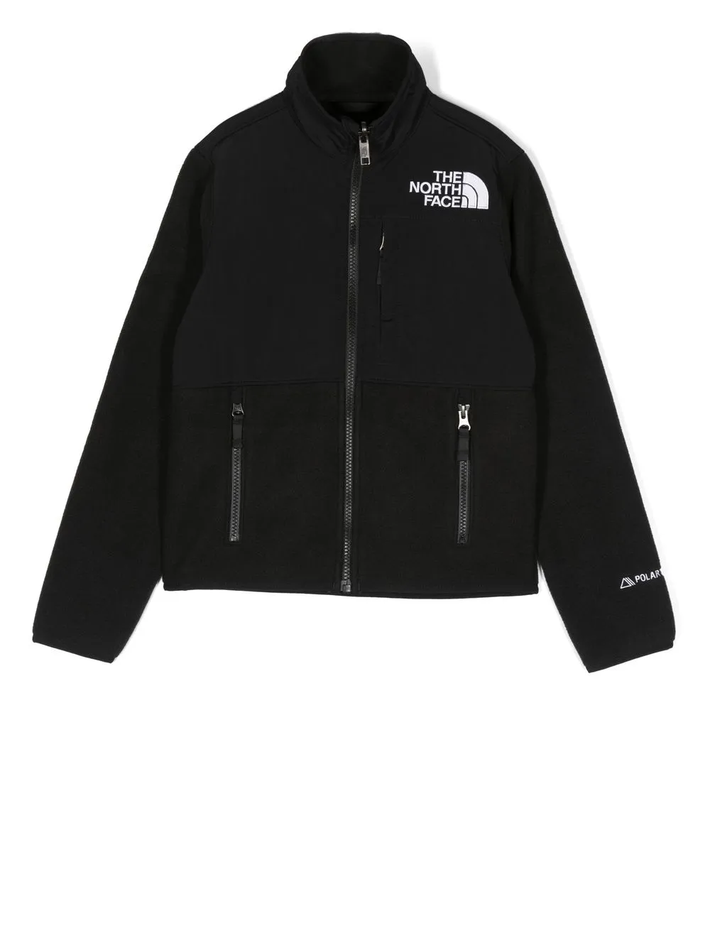 

The North Face Kids chamarra con logo bordado - Negro