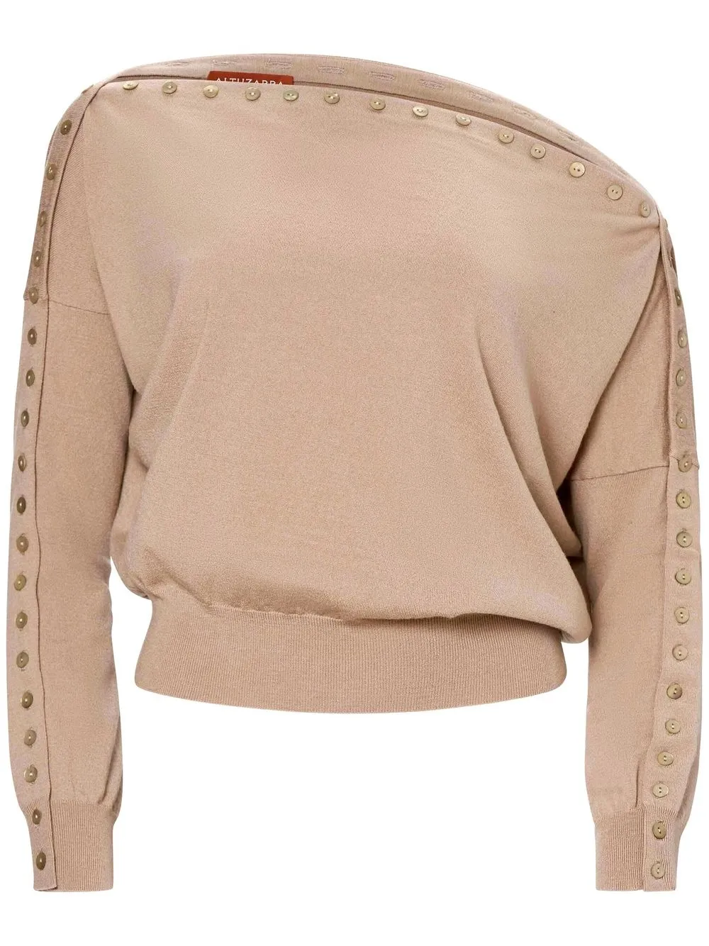 

Altuzarra Cragen one-shoulder jumper - Neutrals