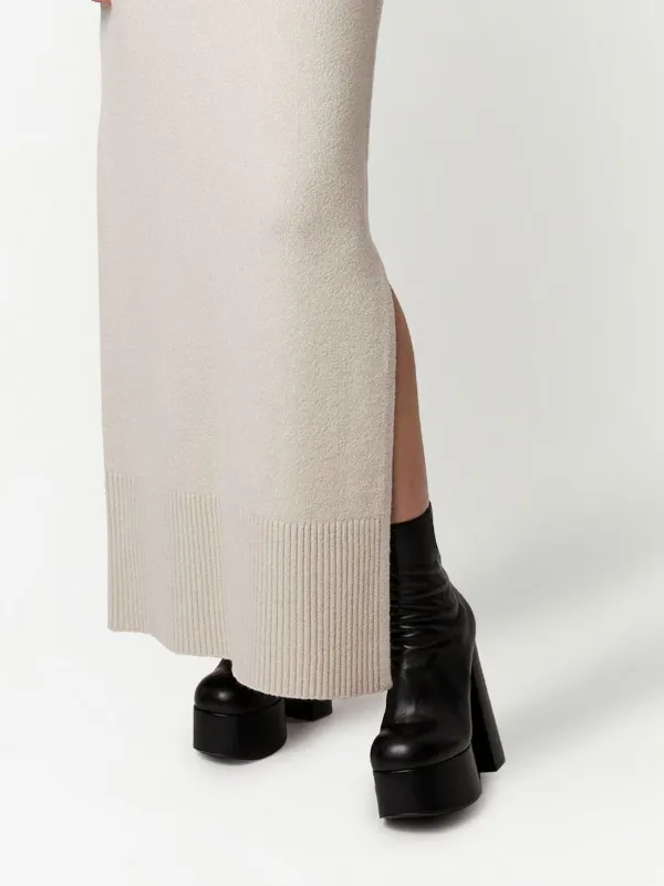 【ALTUZARRA】yarrow knitted maxi スカート Altuzarra Yarrow Knitted Maxi Skirt | Neutrals | FARFETCH AZ