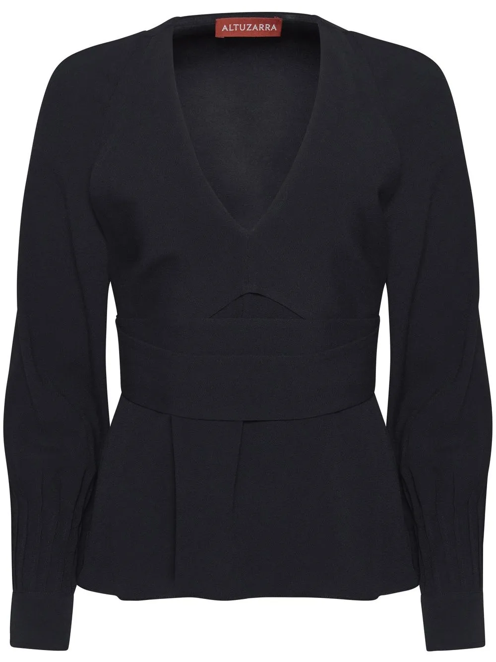 

Altuzarra V-neck flared blouse - Black