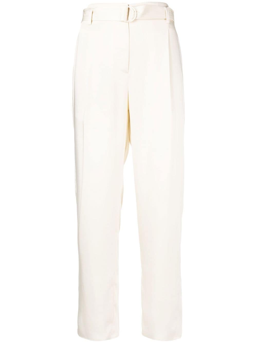 LAPOINTE Belted Cropped Trousers - Farfetch