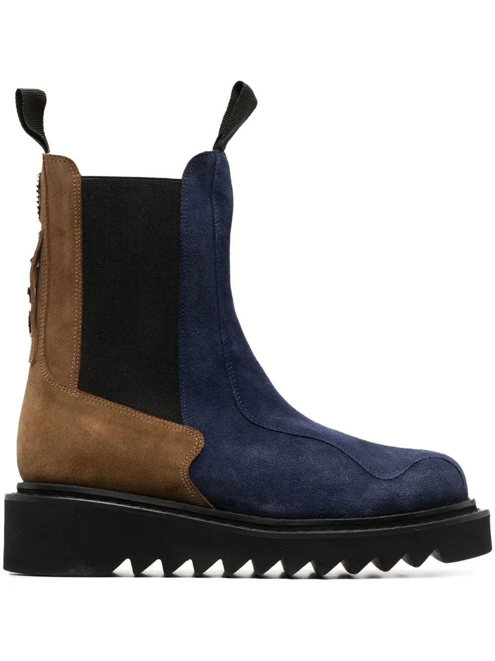 

Toga embellished two-tone chelsea boots - Blue