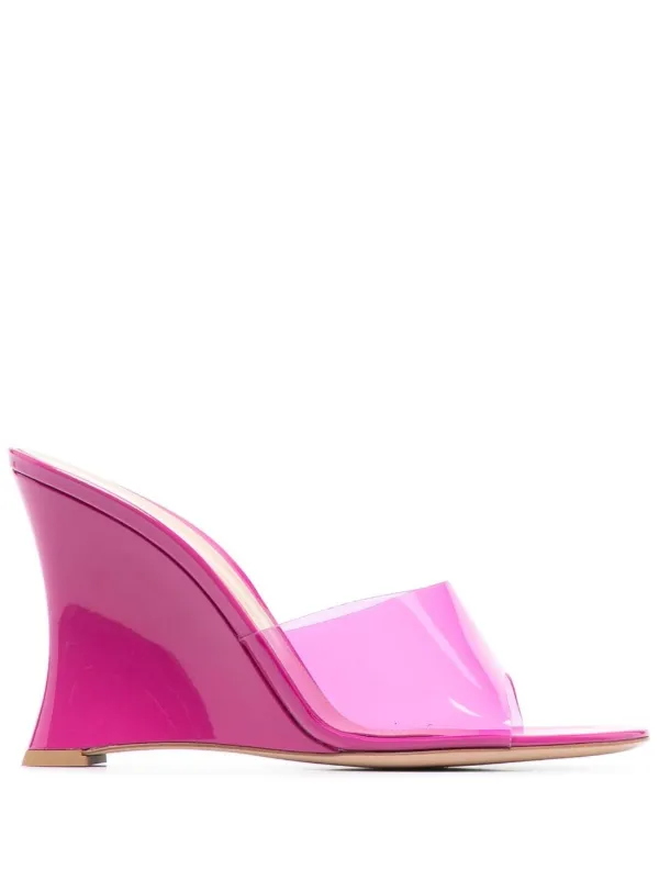 Gianvito Rossi Futura 95mm Wedge Sandals - Farfetch