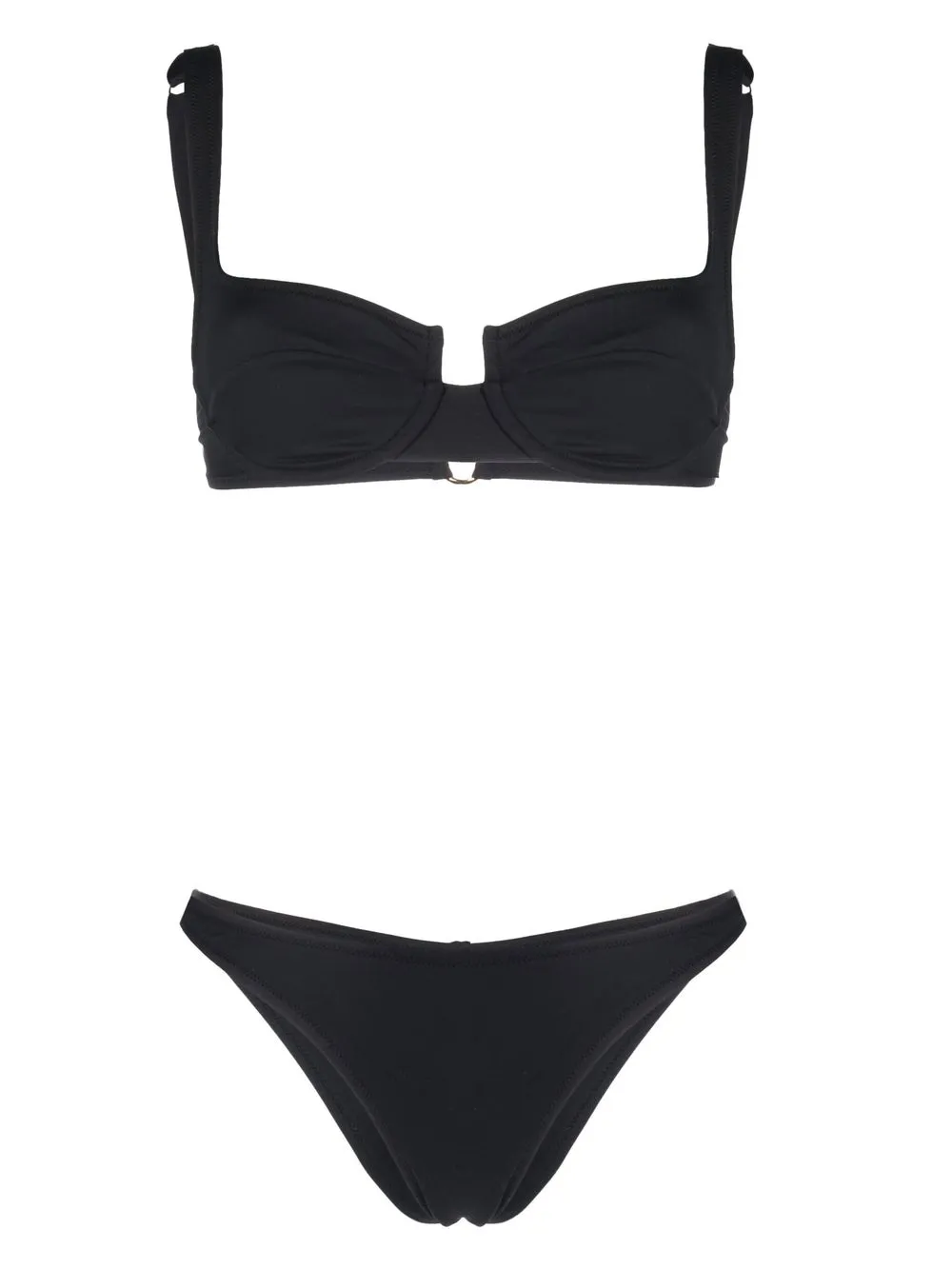 

Reina Olga Brigette square-neck bikini - Black