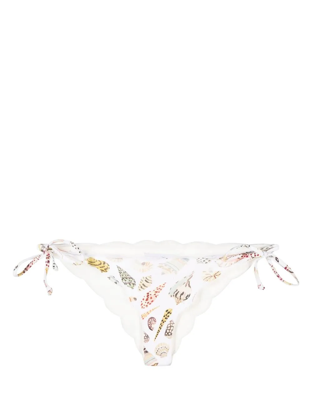 

Marysia Mott shell-print bikini bottoms - Neutrals