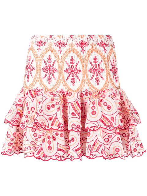 Charo Ruiz Ibiza Noa broderie anglaise miniskirt