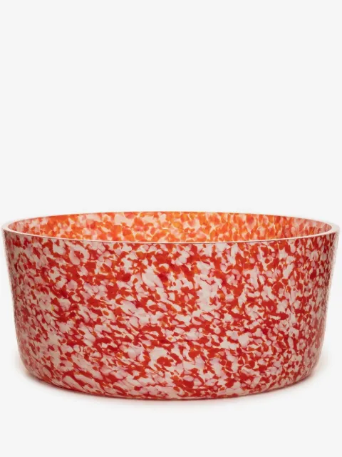 Stories of Italy Macchia Murano glass large bowl