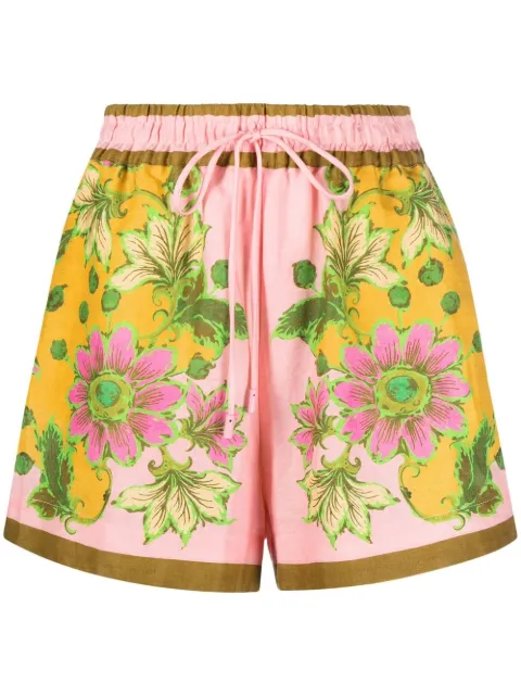 ALEMAIS Winnie フローラル ショートパンツ