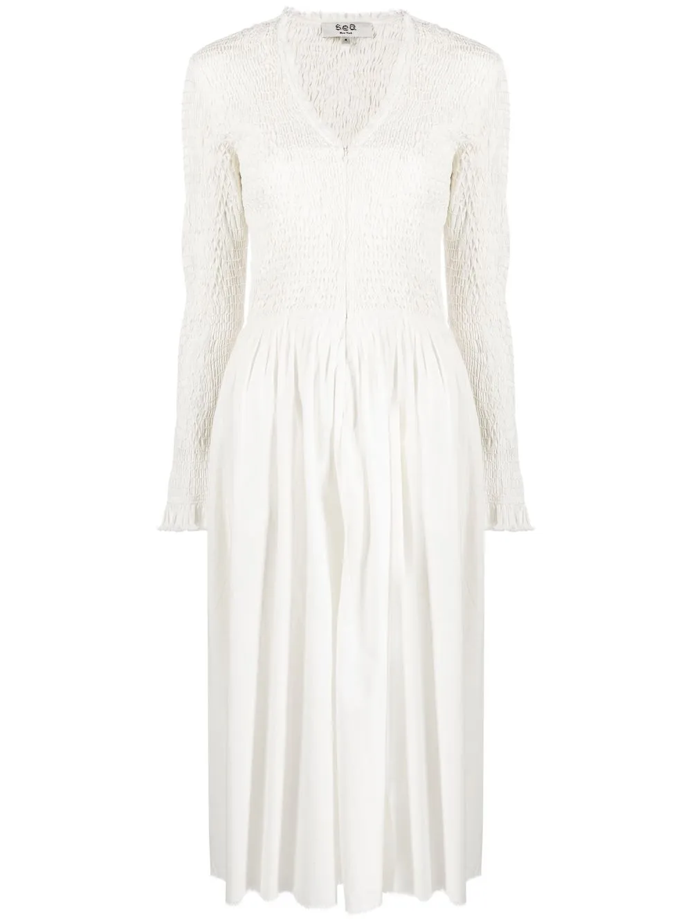 

Sea Casey cotton midi dress - White