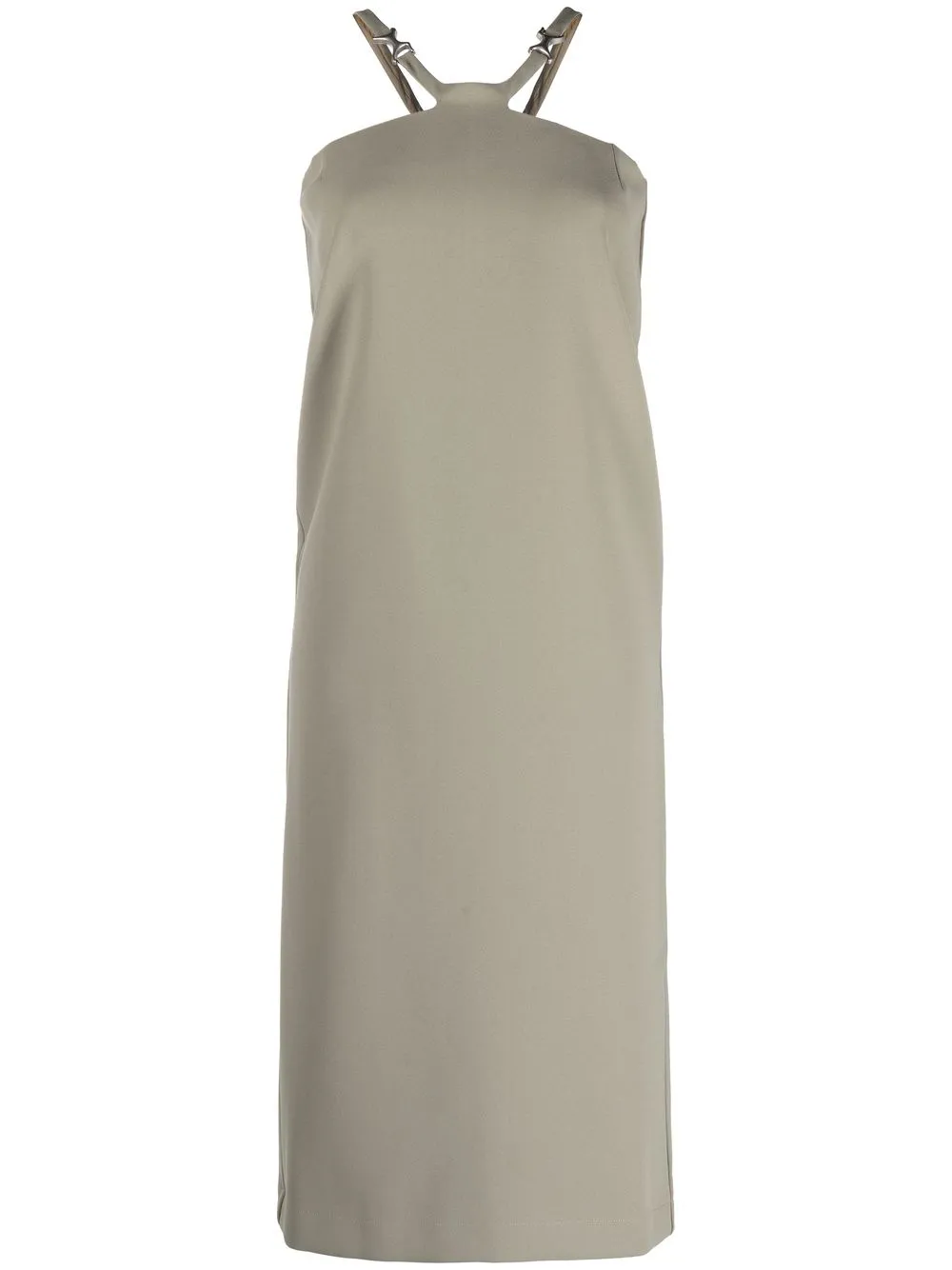 

Paris Georgia spaghetti-strap sleeveless dress - Green