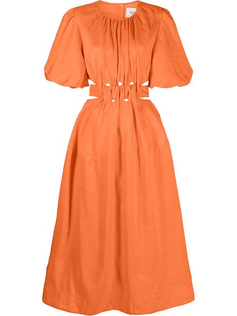 Aje Cosette puff-sleeve dress