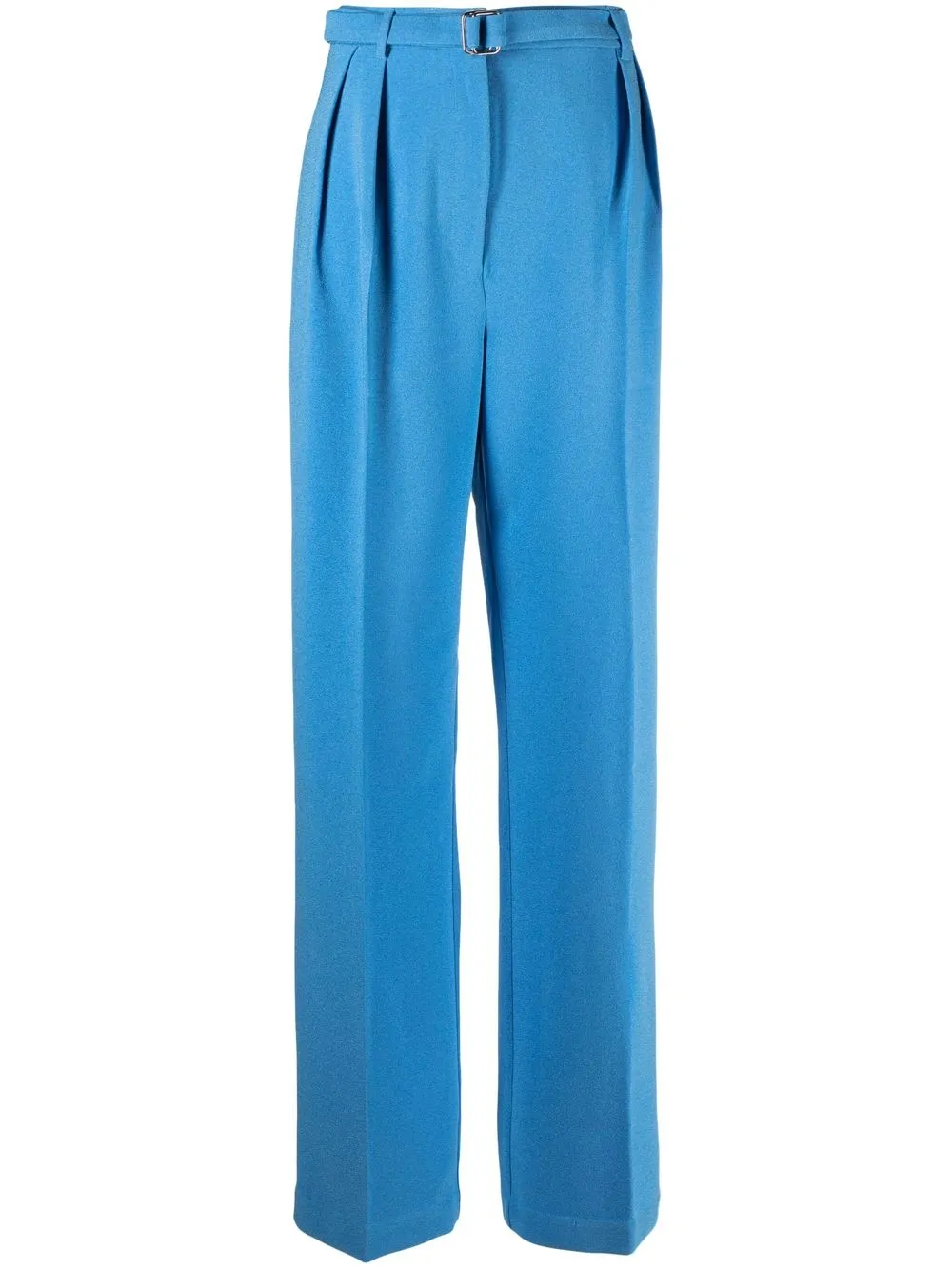 

Paris Georgia belted wide-leg trousers - Blue