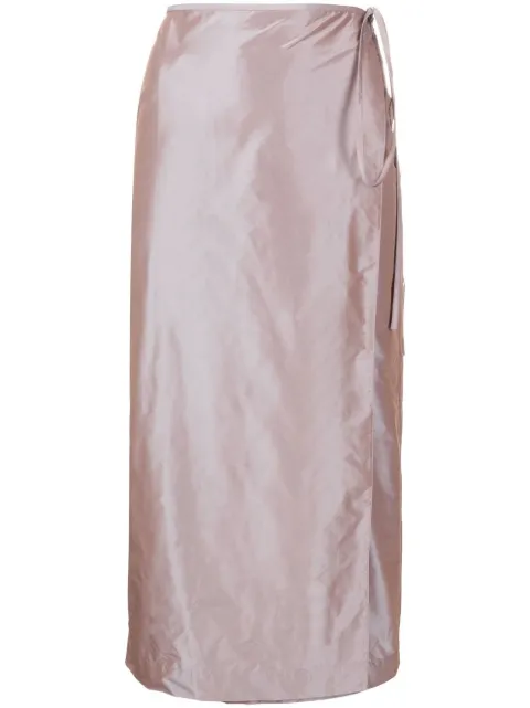 Rejina Pyo Adela iridescent wrap skirt