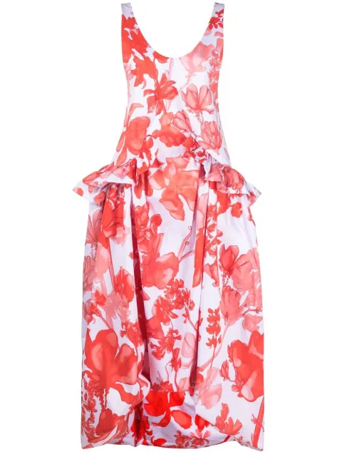 Kika Vargas Ramya floral-print midi dress