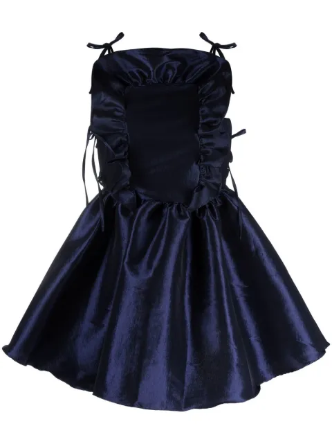 Kika Vargas Chiara ruffle taffeta dress