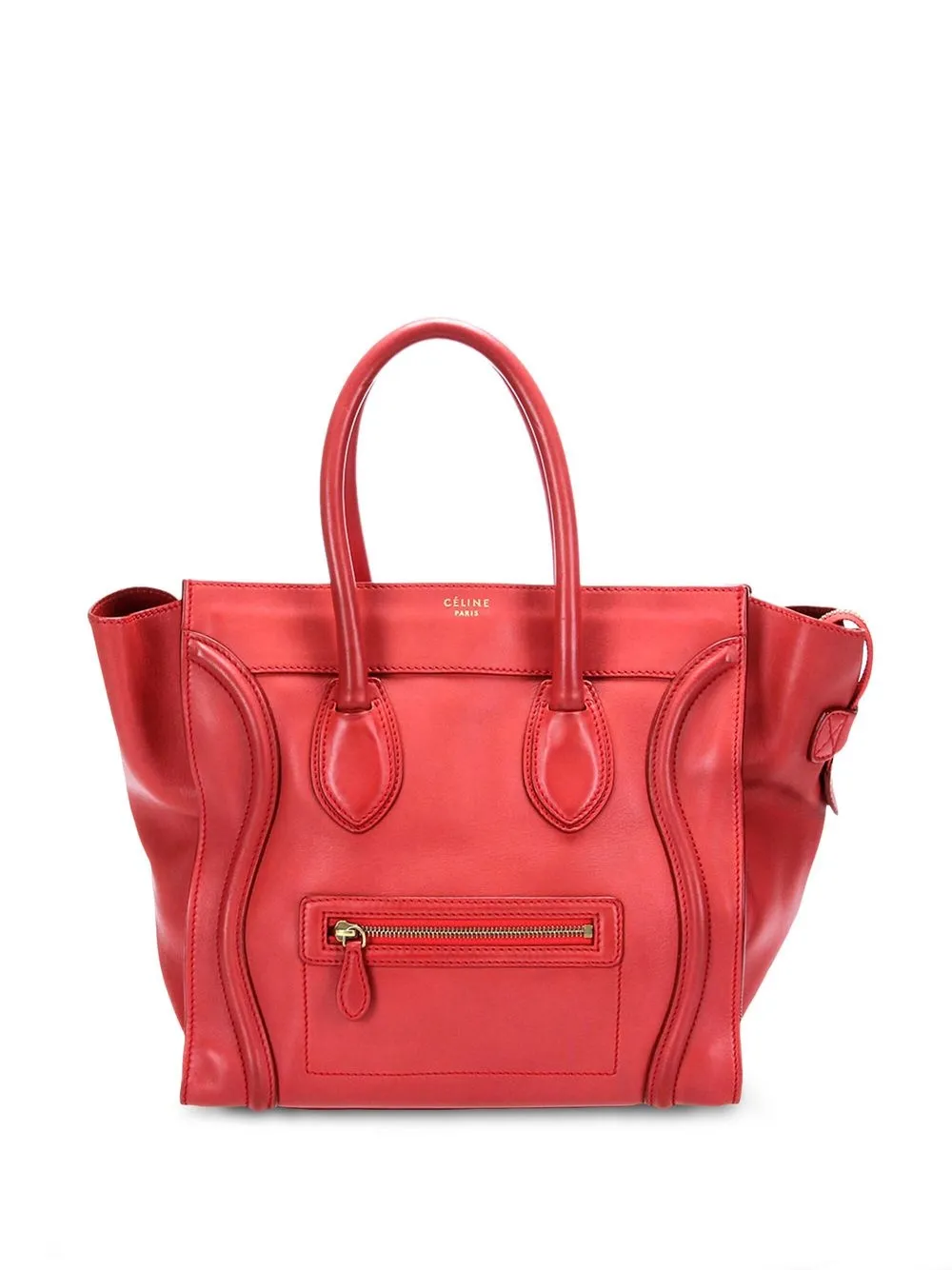 

Céline Pre-Owned pre-owned mini Luggage tote bag - Red