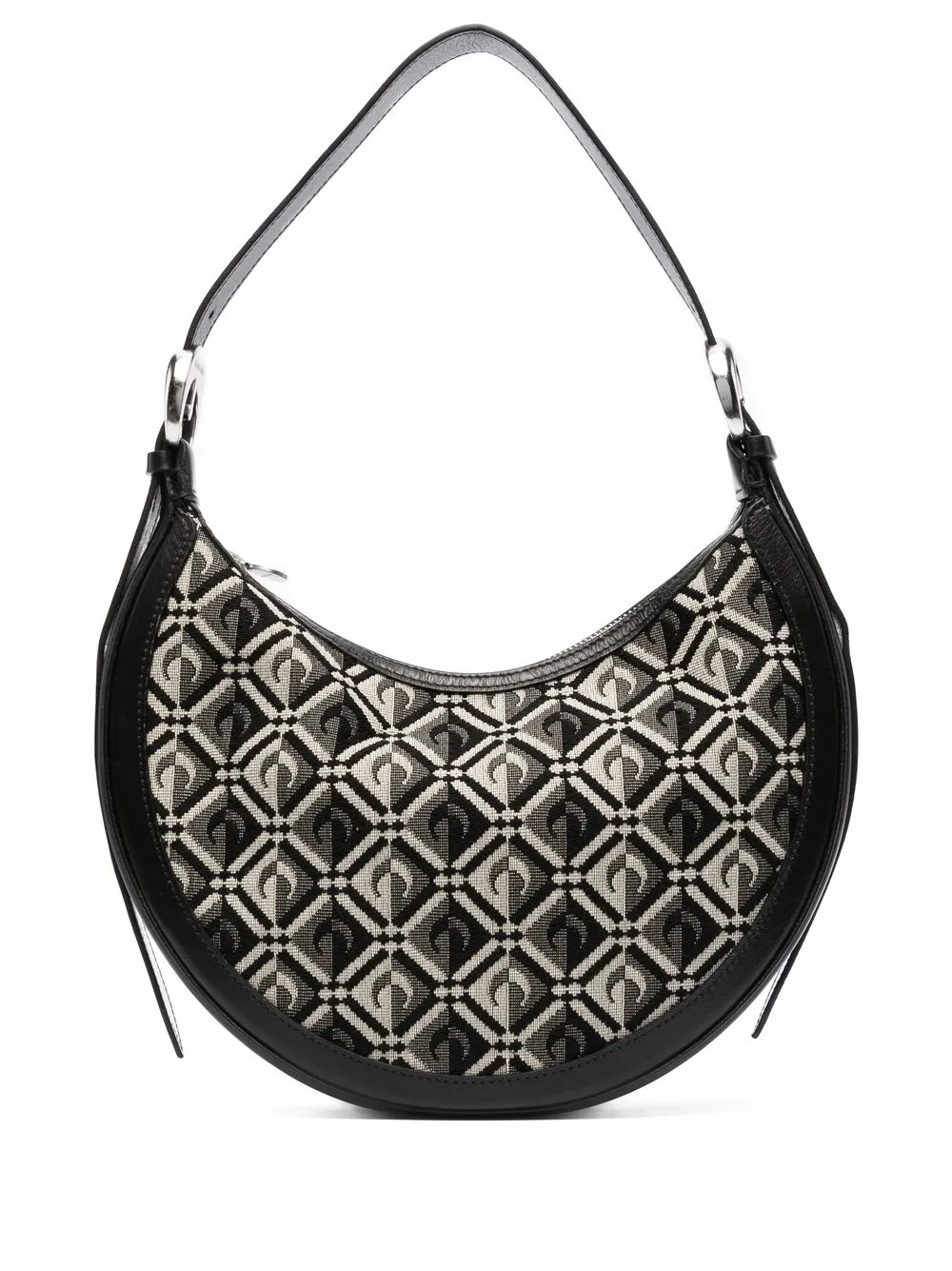 

Marine Serre patterned-jacquard shoulder bag - Black