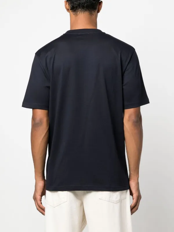 【関税込み】NORSE PROJECTS ブラック Johannes Tシャツ Johannes Organic NORSE Logo T-shirt