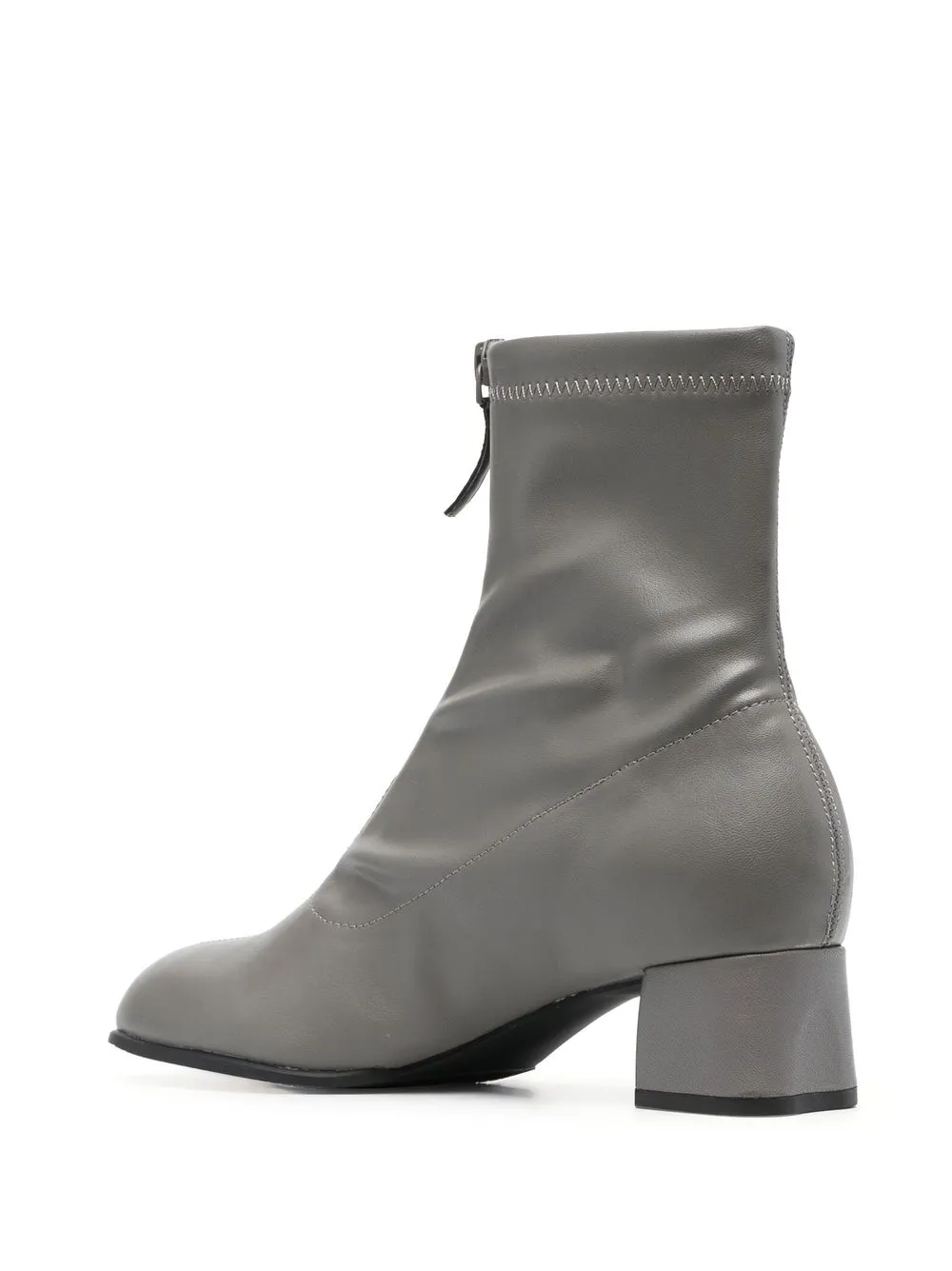 Camper Katie Zipped-up Ankle Boots In Grau