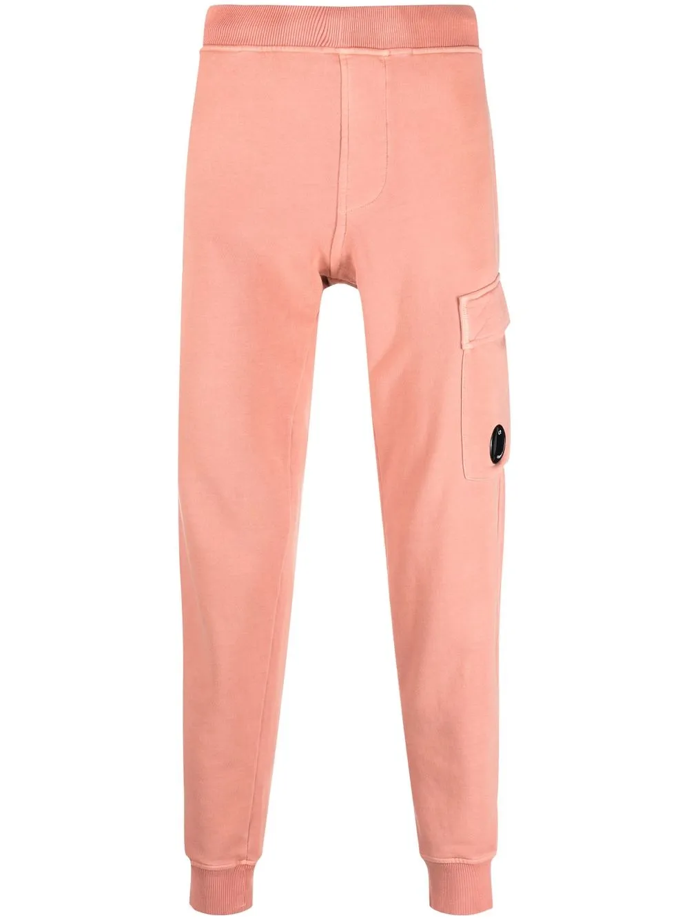 

C.P. Company pants con parche del logo - Rosado