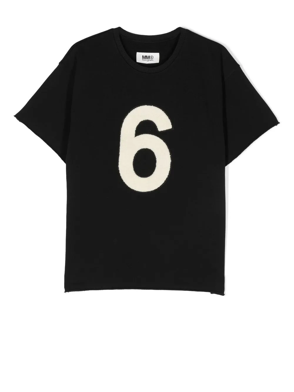 

MM6 Maison Margiela Kids TEEN number-print short-sleeved T-shirt - Black