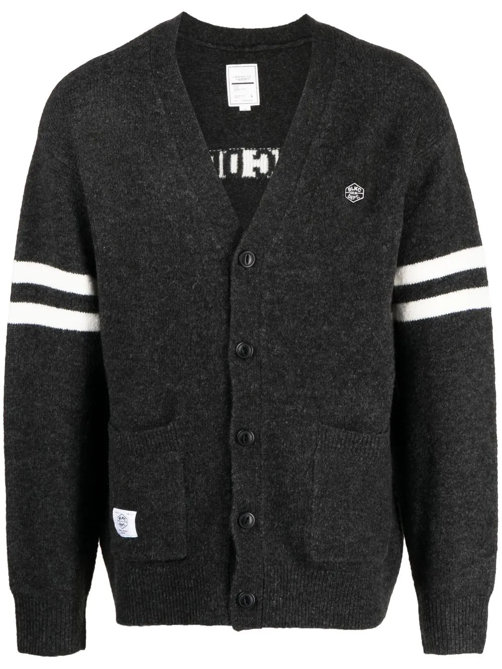 

CHOCOOLATE BLKC Dept. striped cardigan - Grey