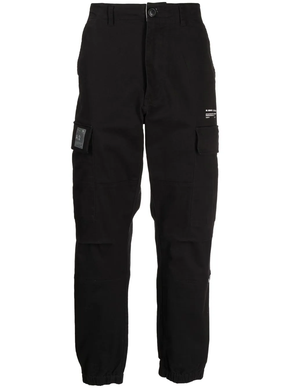 

CHOCOOLATE logo-print cargo trousers - Black