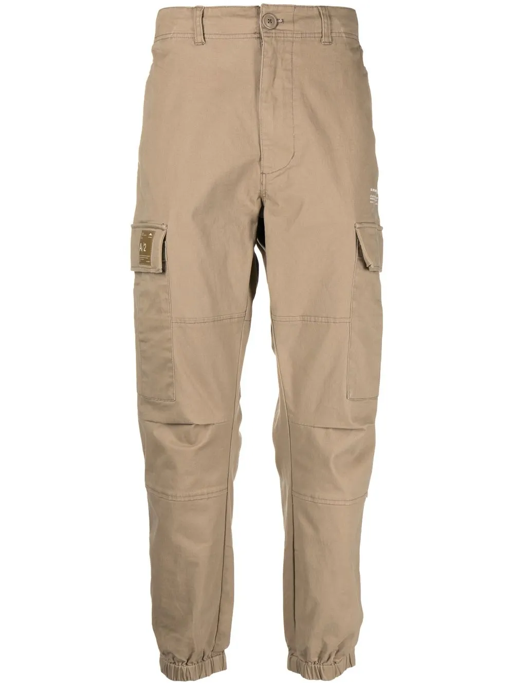 

CHOCOOLATE pantalones cargo con logo estampado - Marrón