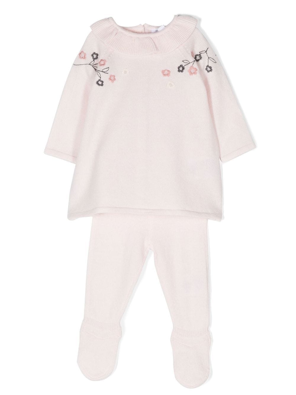 

Tartine Et Chocolat knitted top and trouser set - Pink