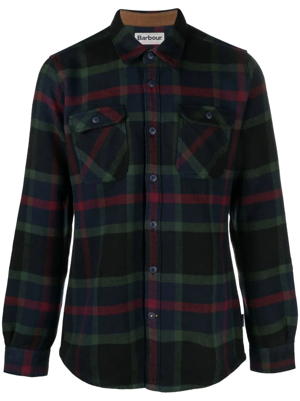 Barbour Elbow-patch Shirt In Blue | ModeSens