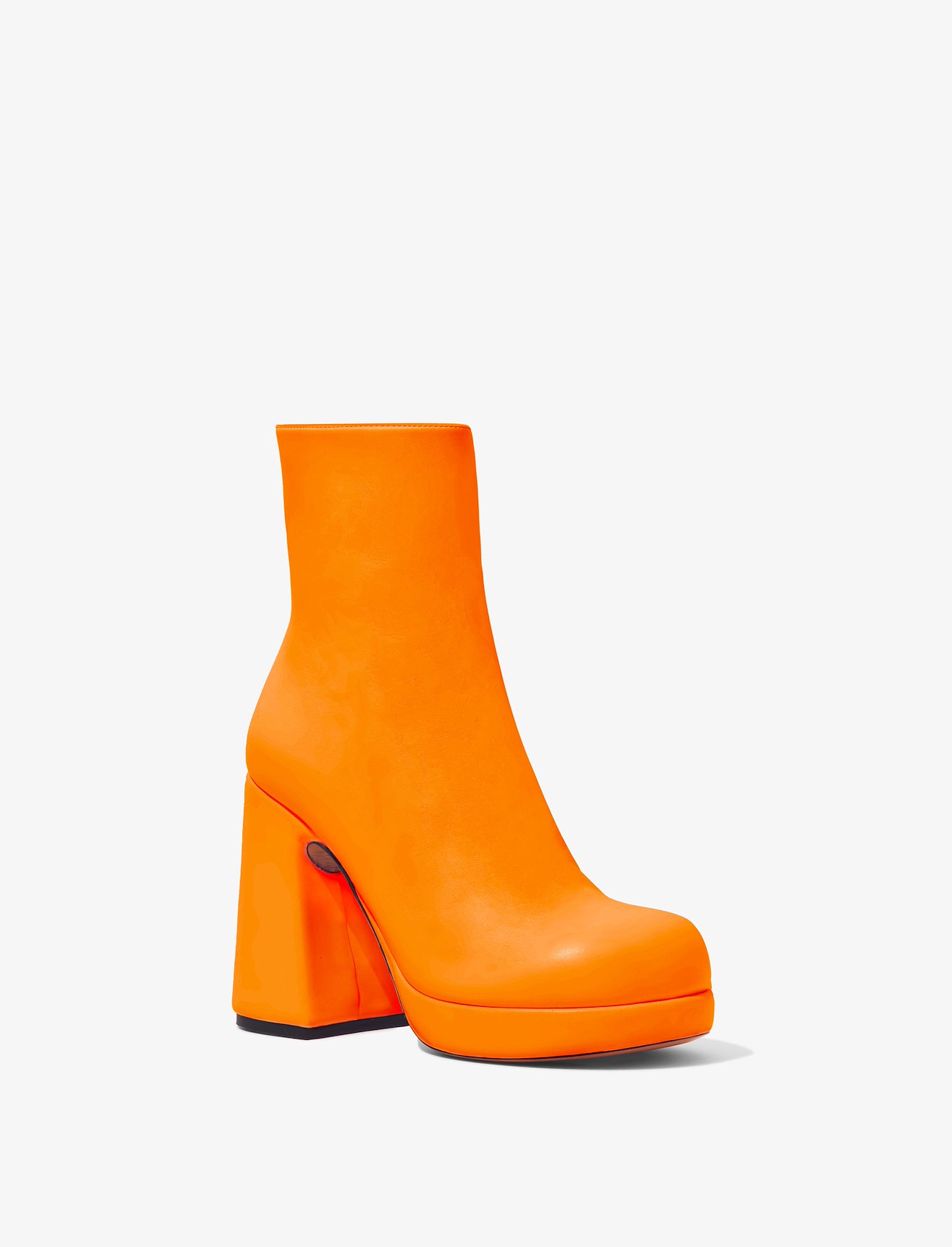 Forma Platform Boots in orange | Proenza Schouler