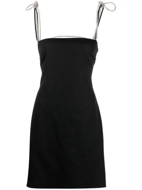 Giuseppe Di Morabito vestido corto con detalle de agujetas 