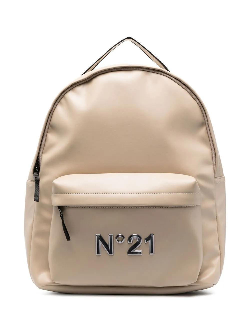 

Nº21 Kids logo-plaque backpack - Neutrals