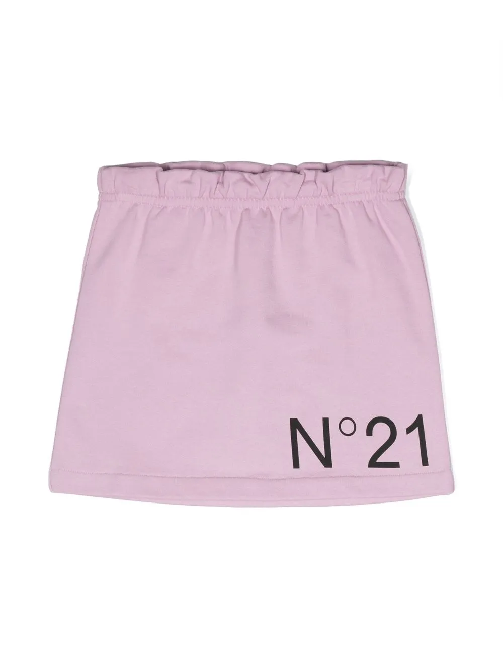 N°21 LOGO-PRINT PAPERBAG-WAIST SKIRT