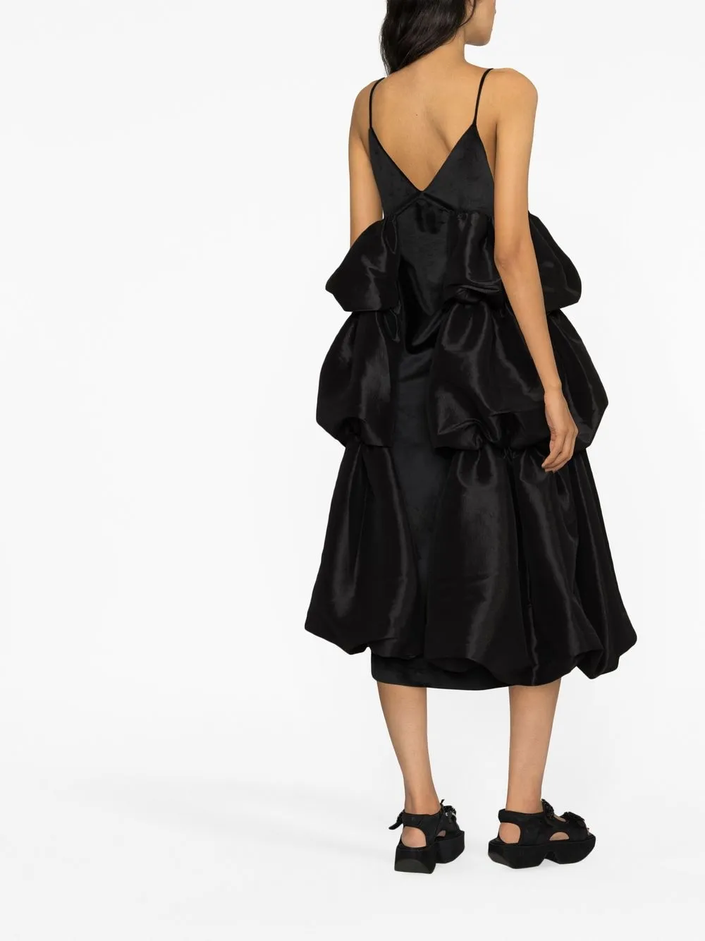 Kika Vargas Tita ruffled-details Midi Dress - Farfetch