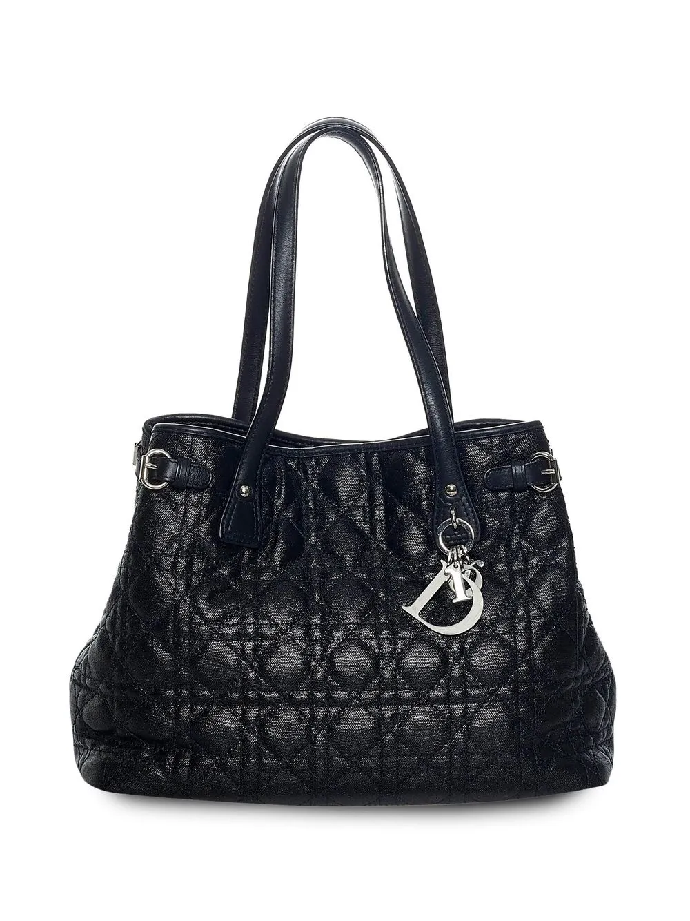 

Christian Dior pre-owned Panarea Cannage bag - Black