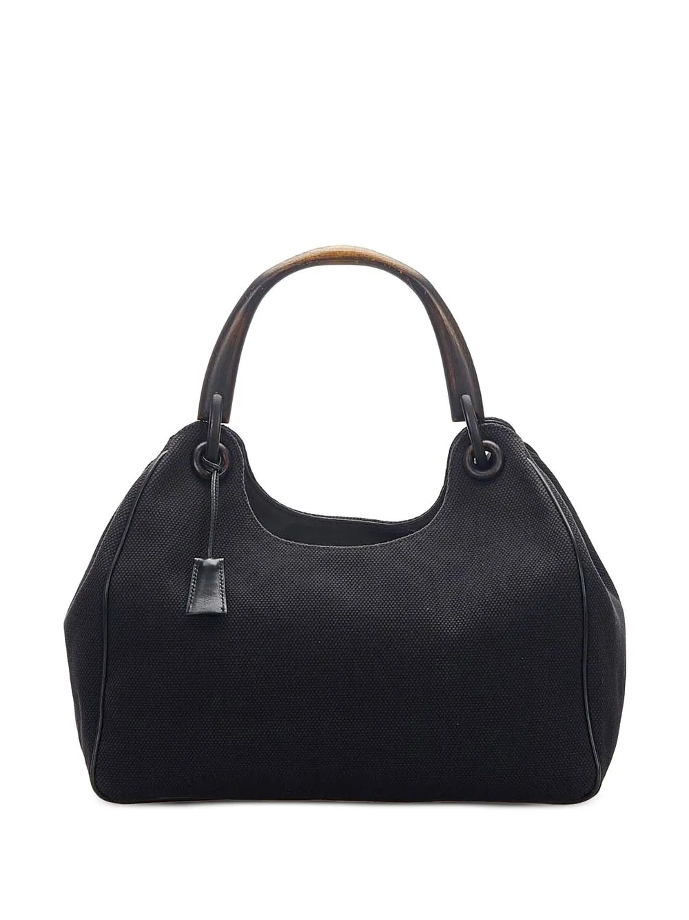 

Gucci Pre-Owned tote con asa de madera - Negro