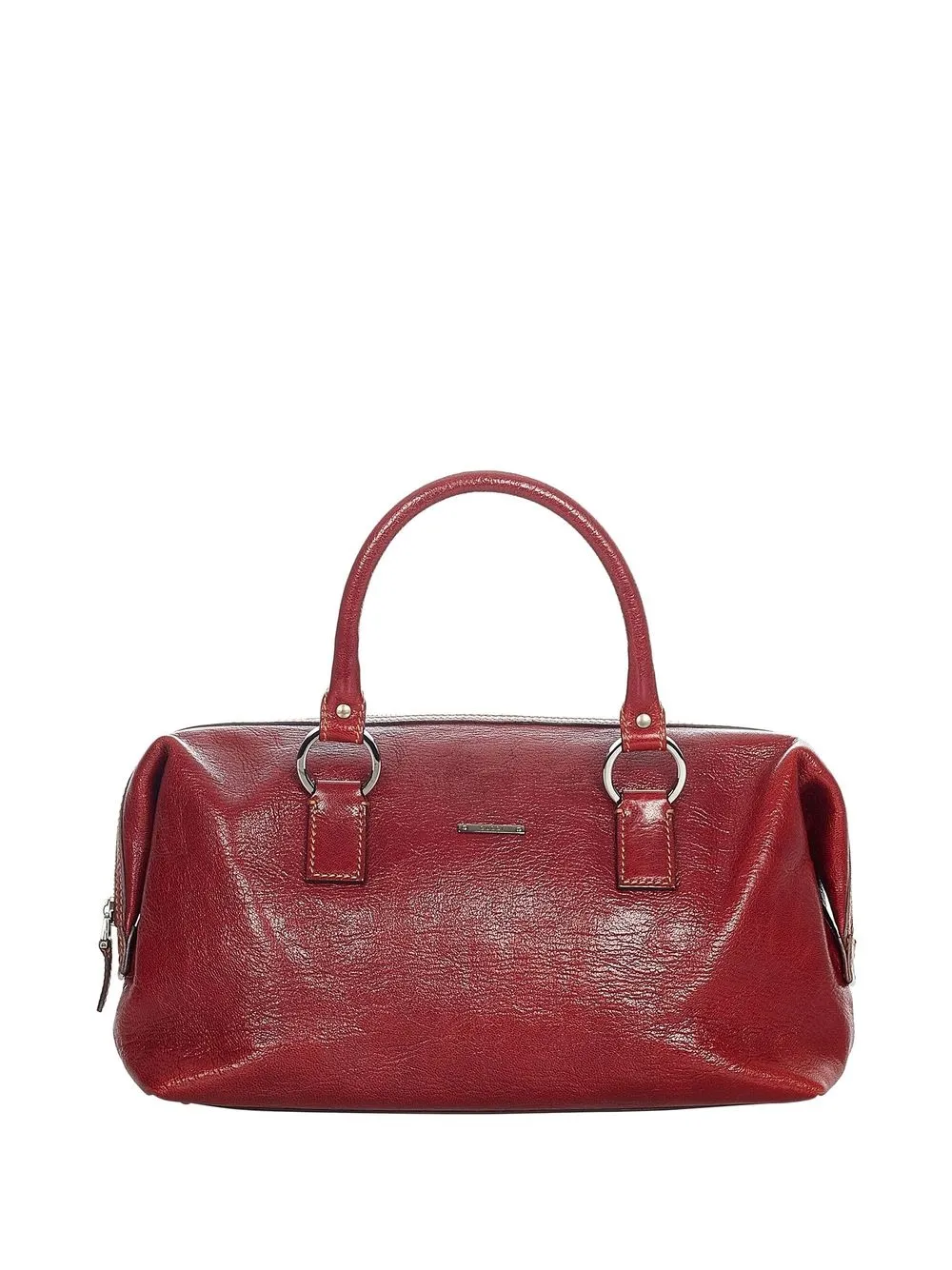 

Gucci Pre-Owned bolsa de mano con placa del logo - Rojo