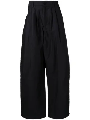 Yohji Yamamoto サルエルパンツ | ブラック | FARFETCH JP