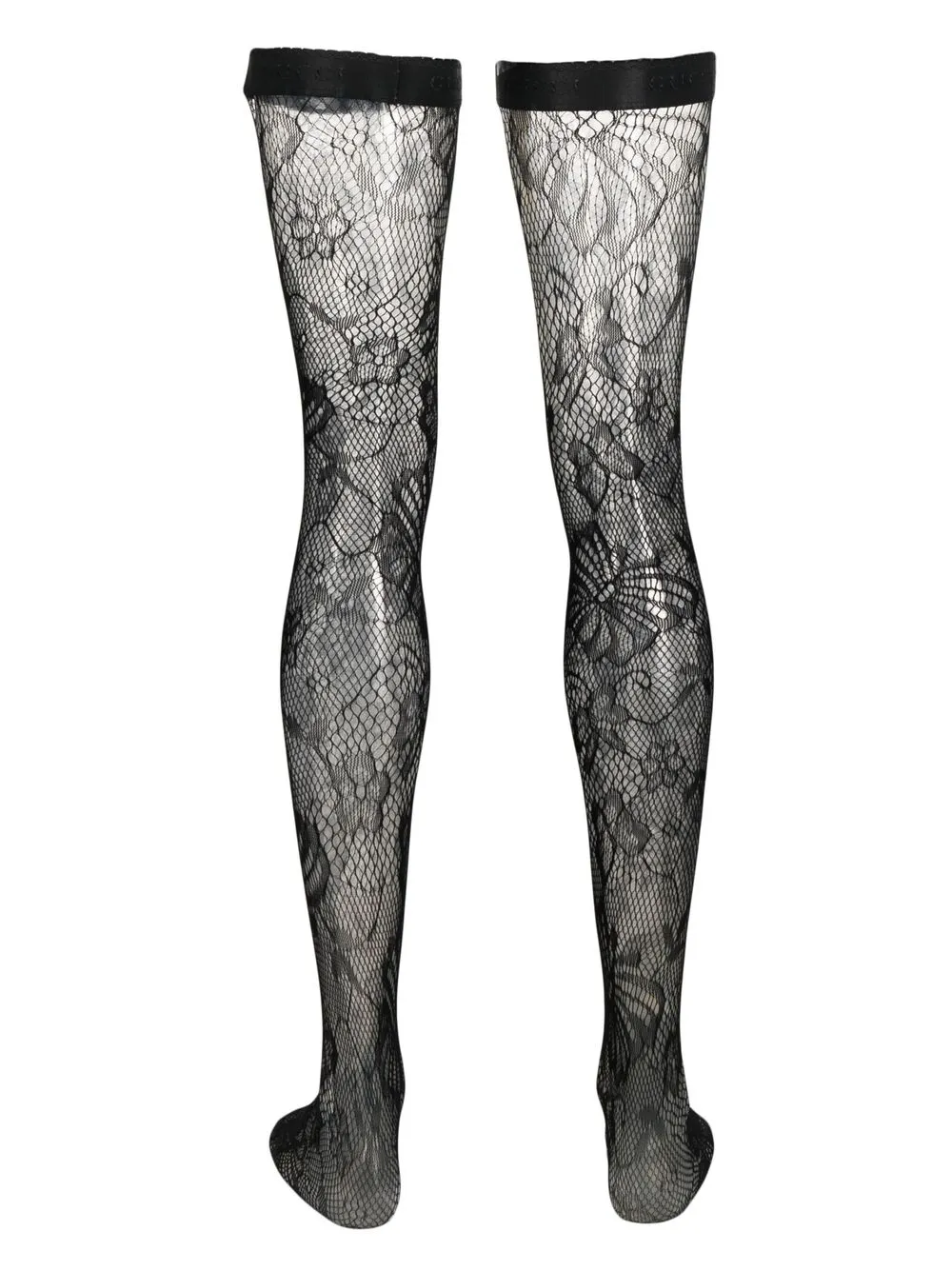 Gucci butterflymotif Lace Stockings Farfetch