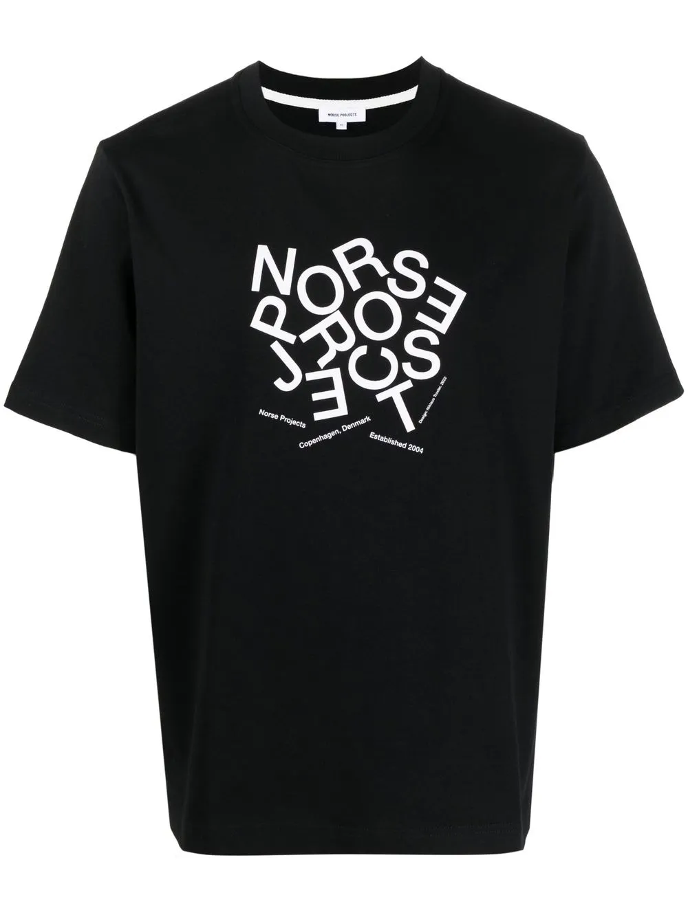 

Norse Projects logo-print short-sleeved T-shirt - Negro
