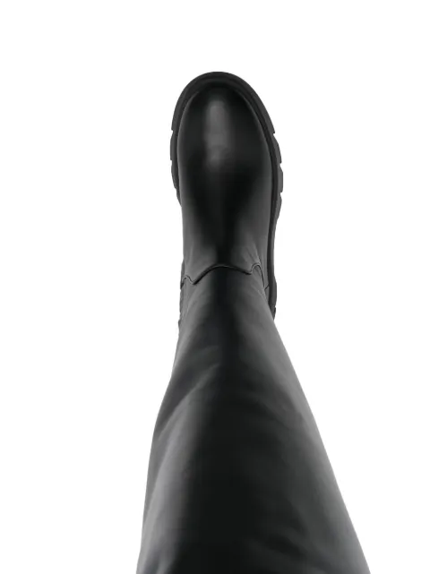 Gianvito Rossi knee-length platform boots G8022320GOMVGI - 3