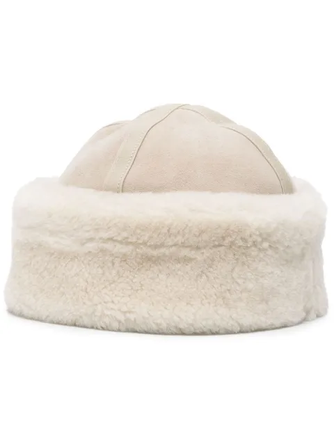 TOTEME - turn-up shearling hat