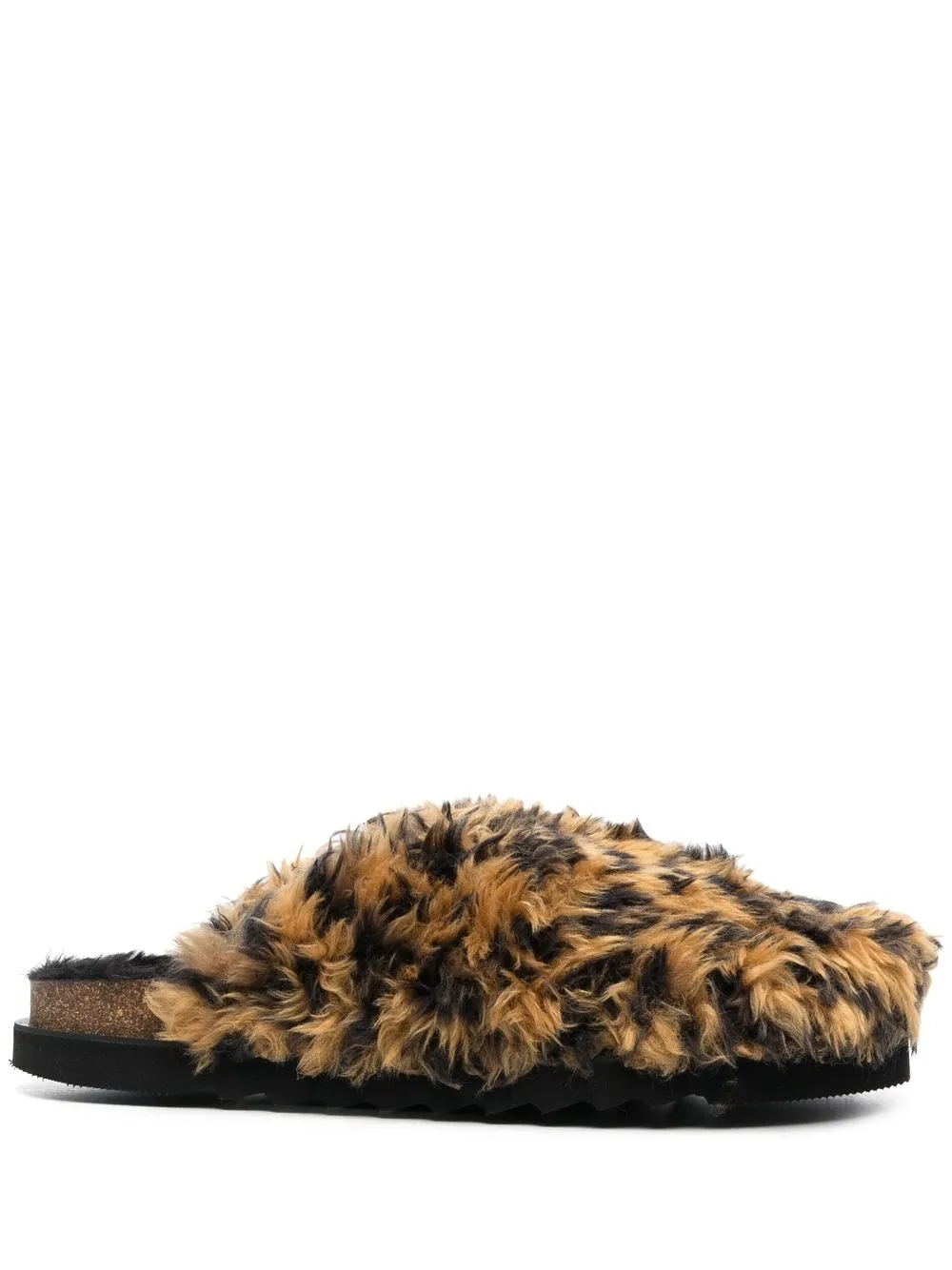 

Palm Angels leopard-print slides - Marrón