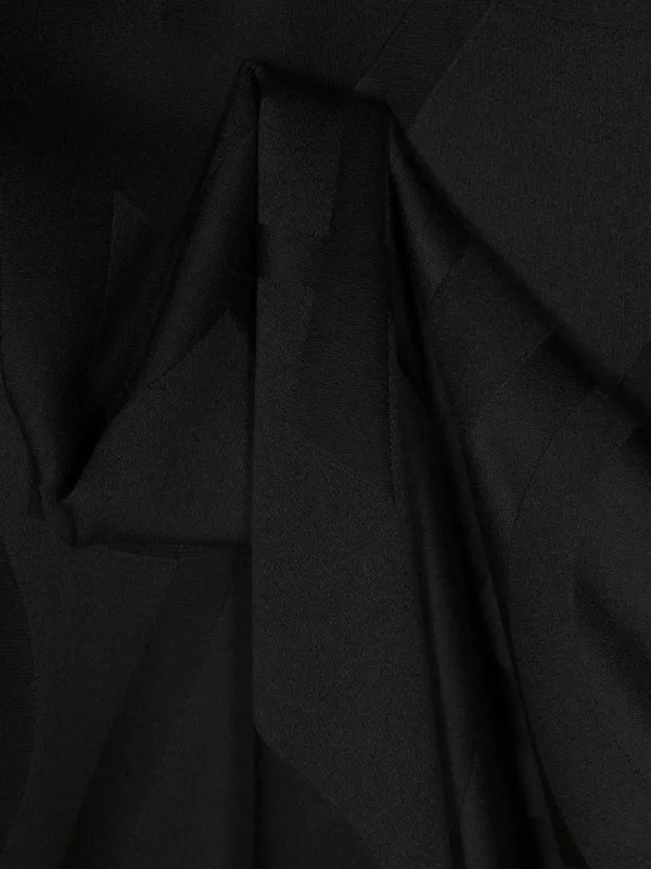 Saint Laurent jacquard-logo Wool Scarf | Black | FARFETCH ID