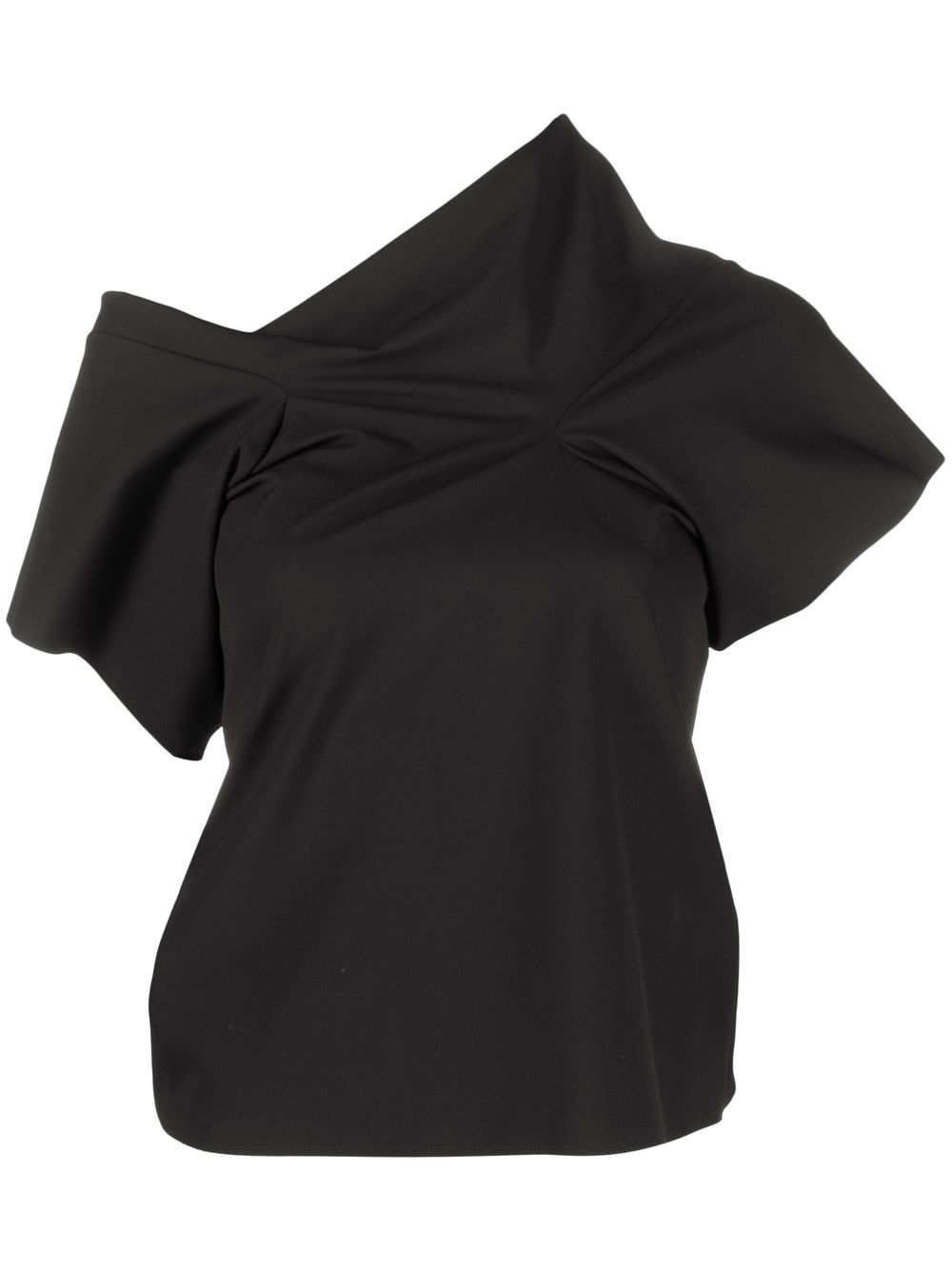 MM6 Maison Margiela off-shoulder T-shirt – Black