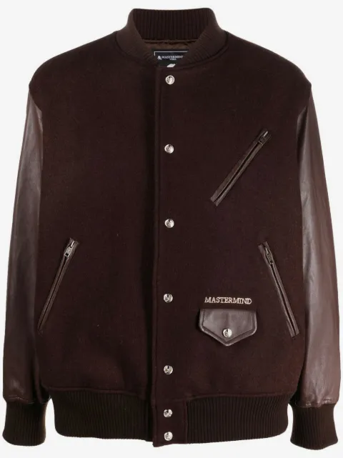 Mastermind World two-tone bomber jacket